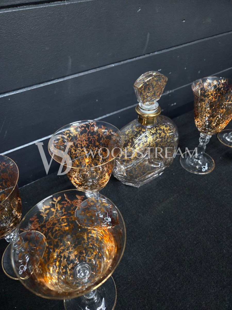 Набор: Графин/Декантер/Штоф и бокал/фужер 6 штук