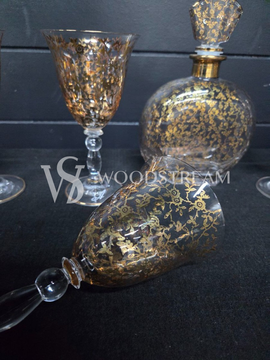 Набор: Графин/Декантер/Штоф и бокал/фужер 6 штук