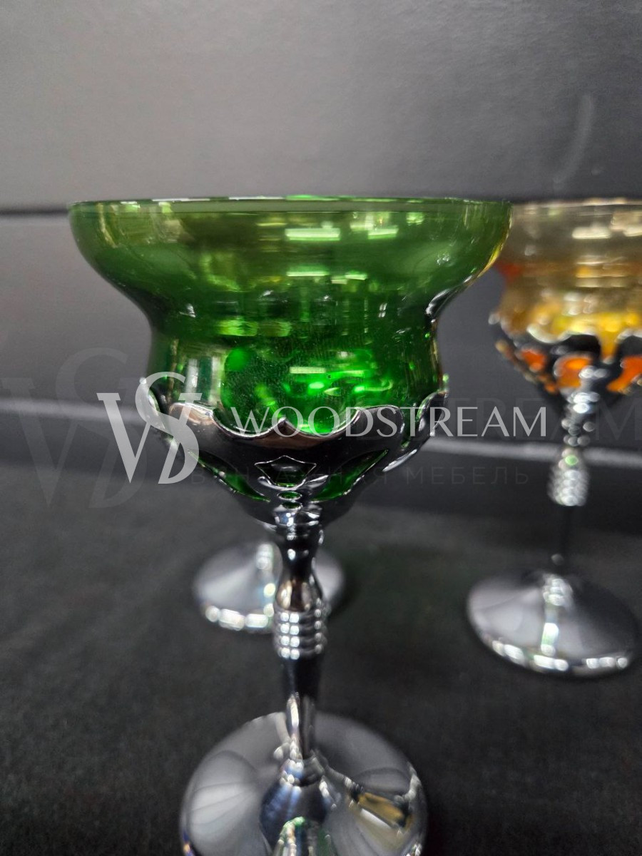 Набор: Диспенсер/Чайник/Графин и Бокал/Фужер 6 штук