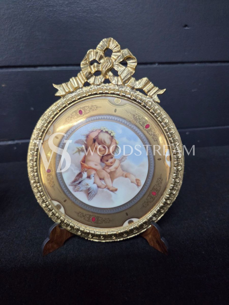 Картина/Миниатюра в рамке в стиле Людовика XVI 2 штуки