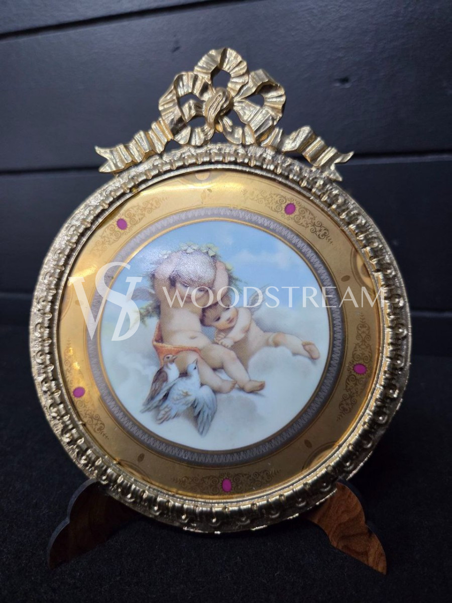 Картина/Миниатюра в рамке в стиле Людовика XVI 2 штуки