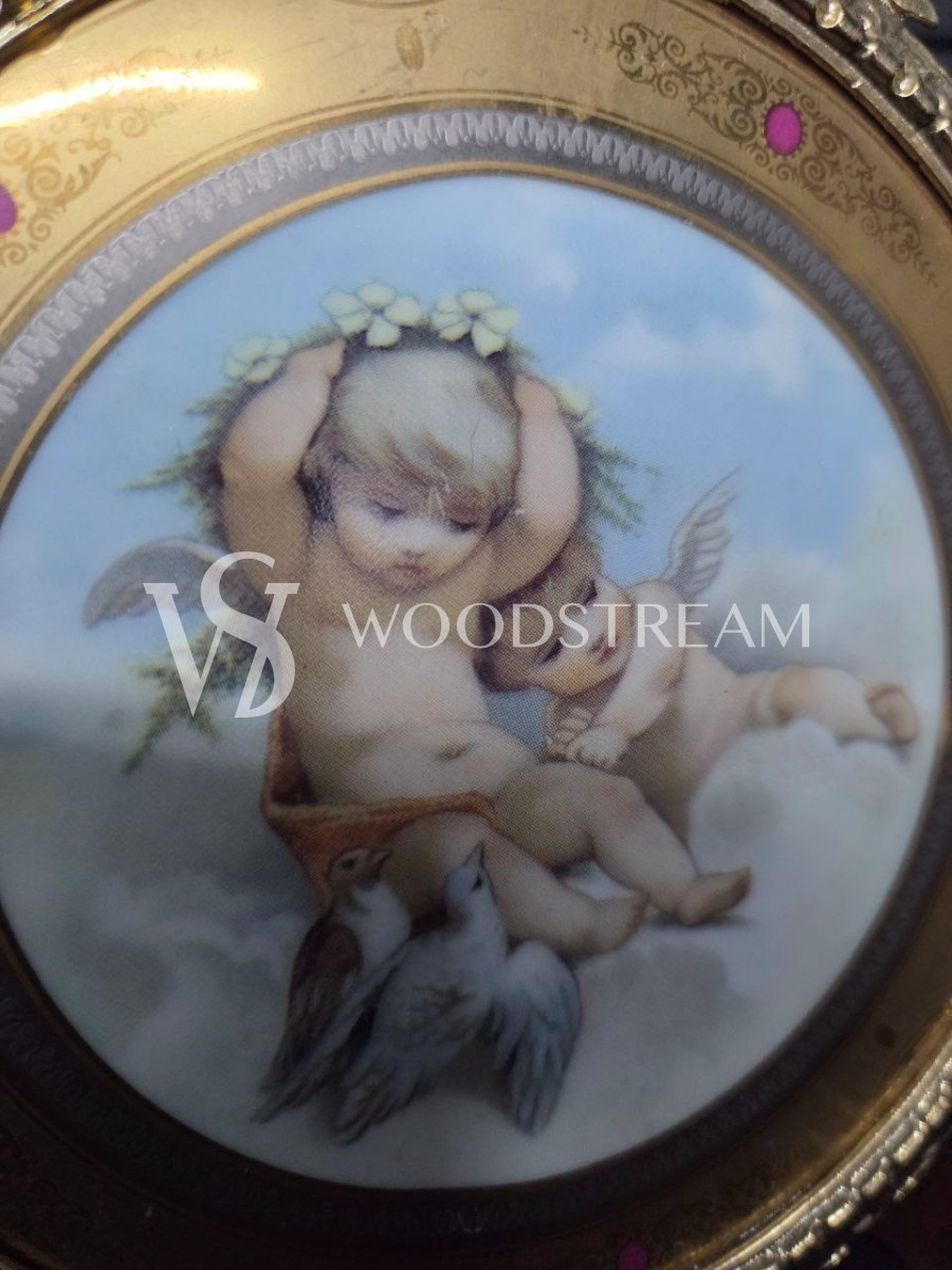 Картина/Миниатюра в рамке в стиле Людовика XVI 2 штуки