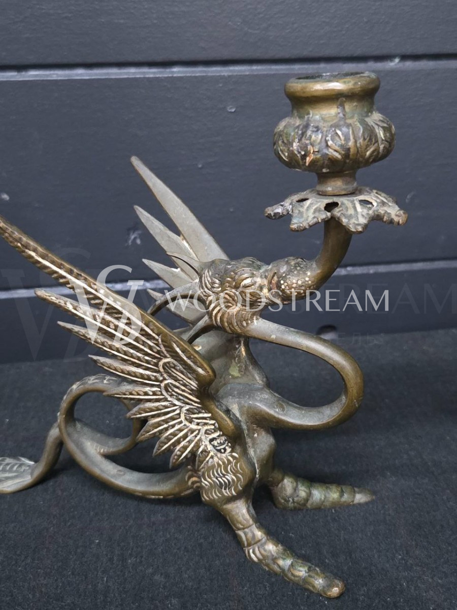 Подсвечник с драконами 2 штуки