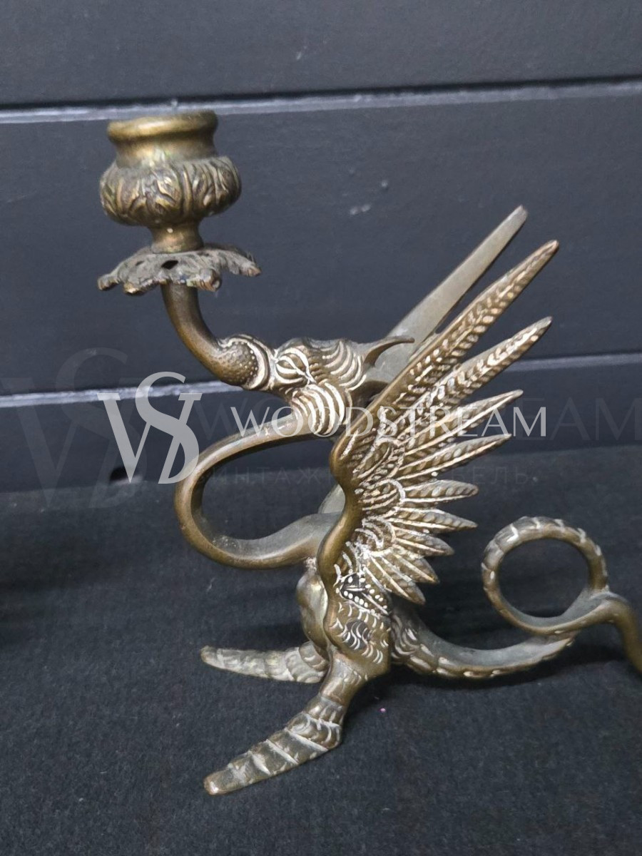 Подсвечник с драконами 2 штуки