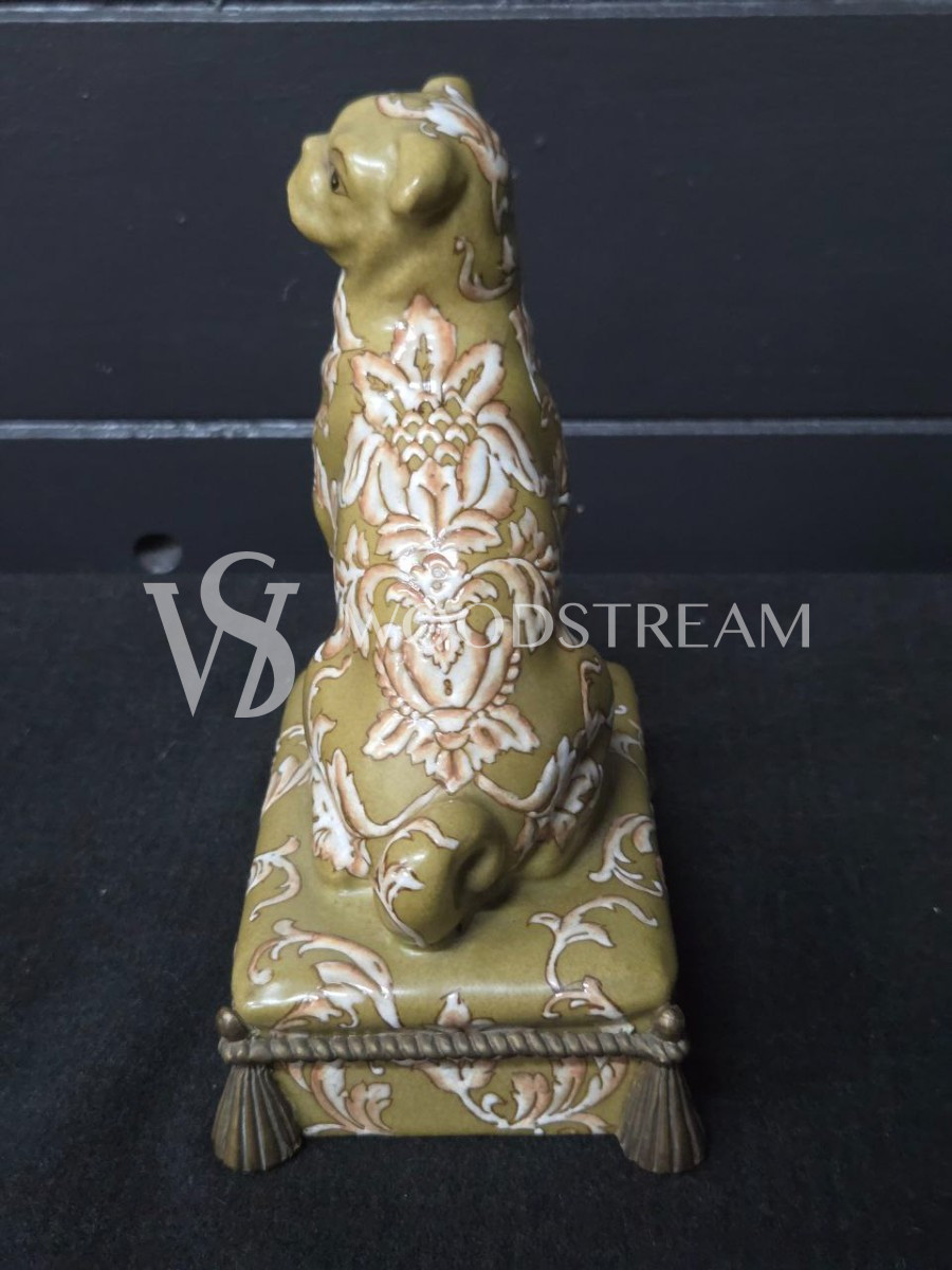 Статуэтка/Держатели для книг Собака/Мопс 2 штуки