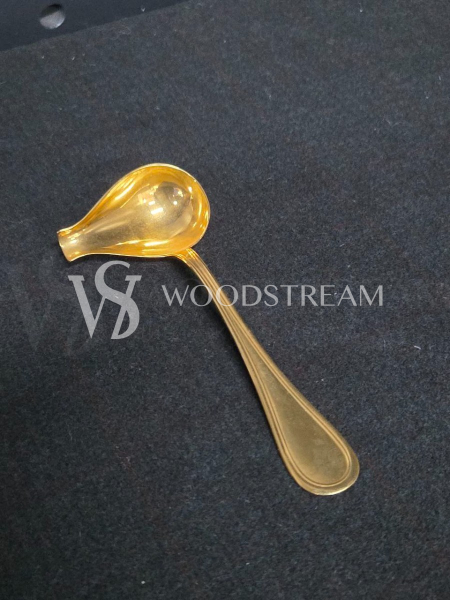 Набор: Бокал/фужер Блюдце и Ложка для соуса/масла