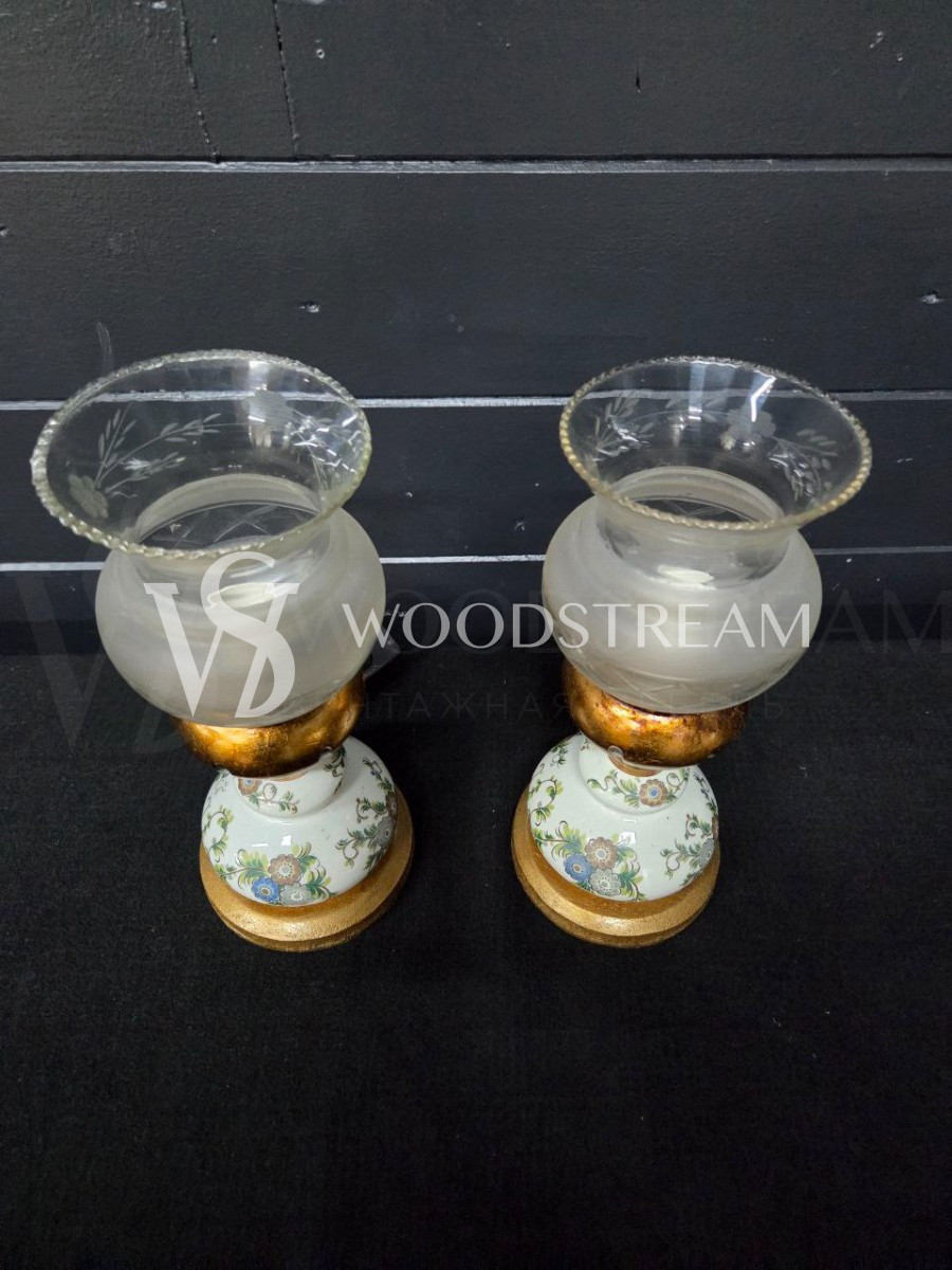 Лампа настольная винтажная 2 штуки