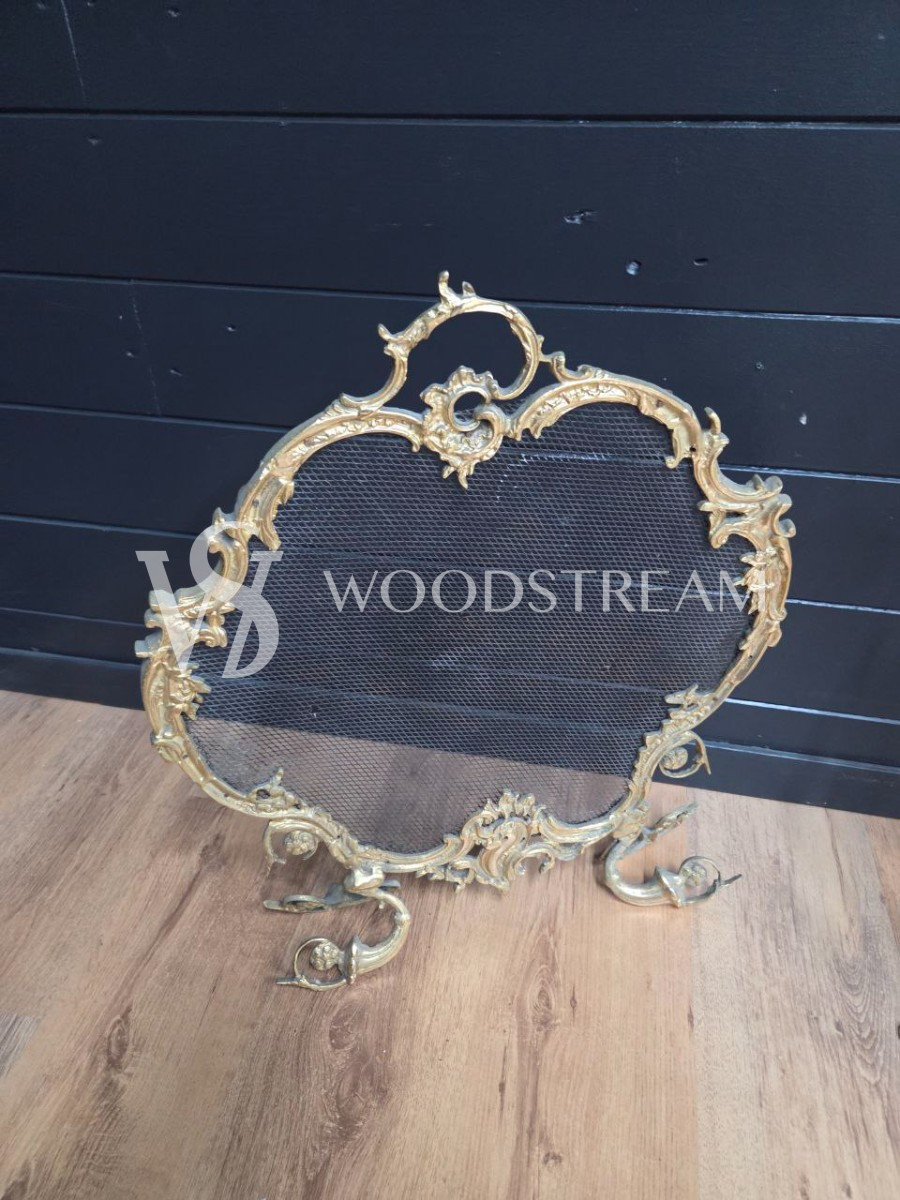 Комплект: Экран каминный и Комплект каминных инструментов на подставке