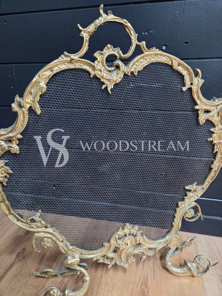 Комплект: Экран каминный и Комплект каминных инструментов на подставке