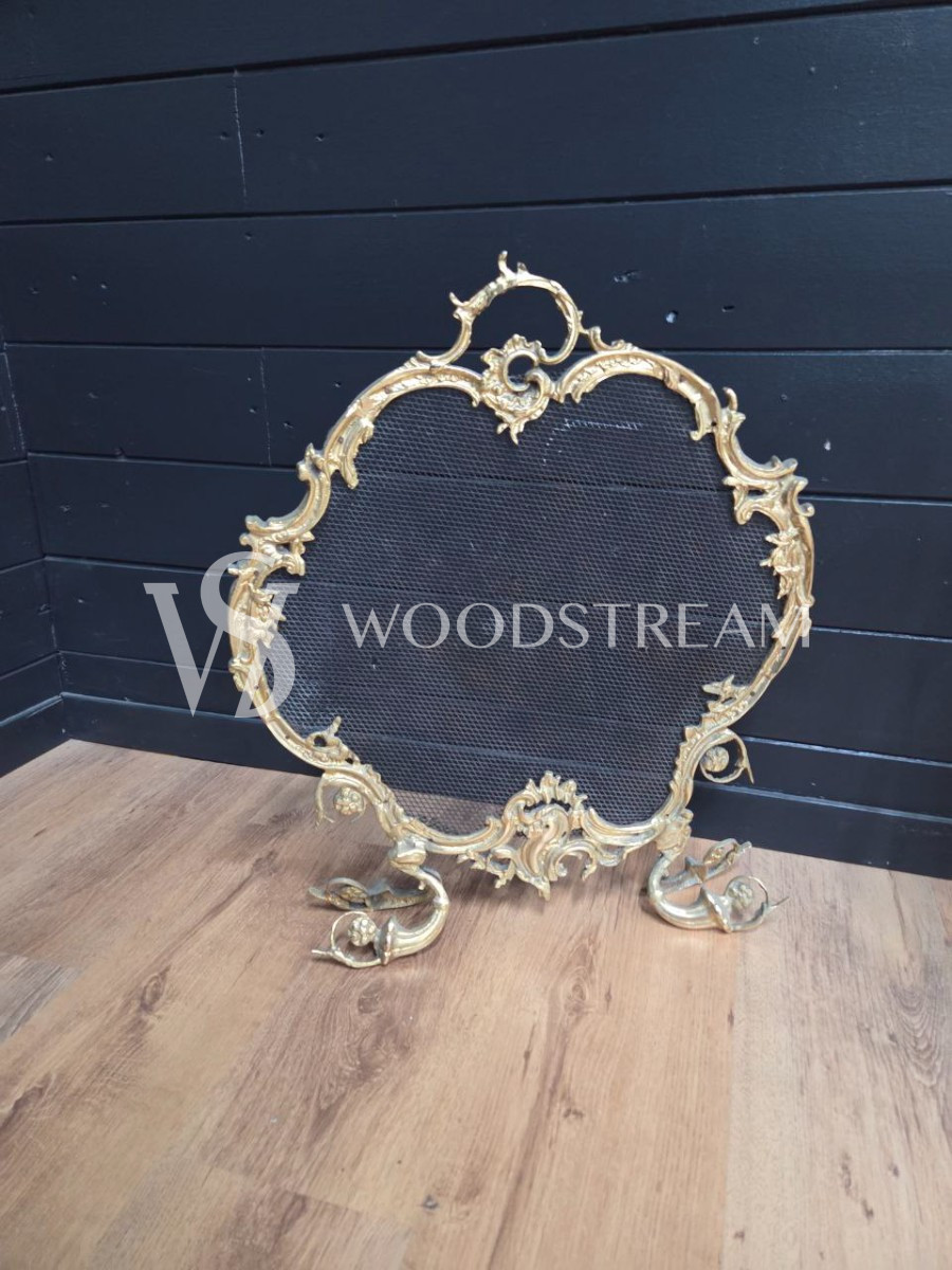 Комплект: Экран каминный и Комплект каминных инструментов на подставке