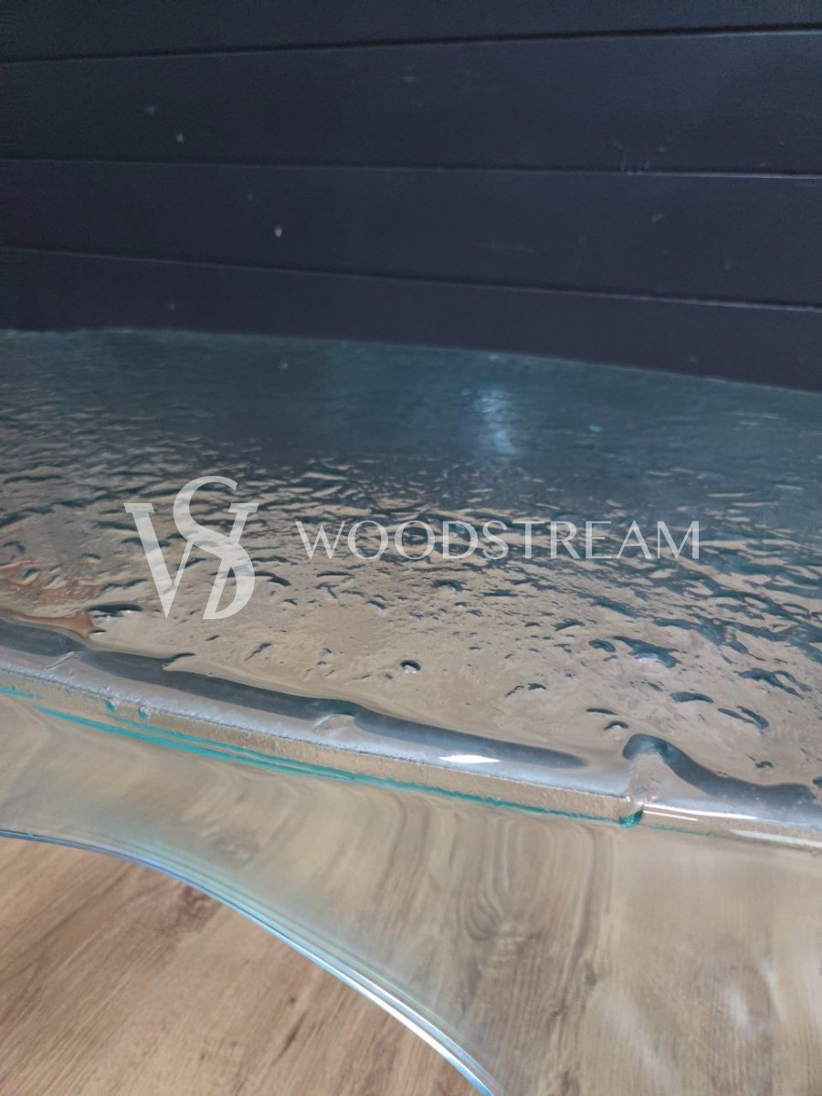 Стол со стеклянной столешницей винтажный