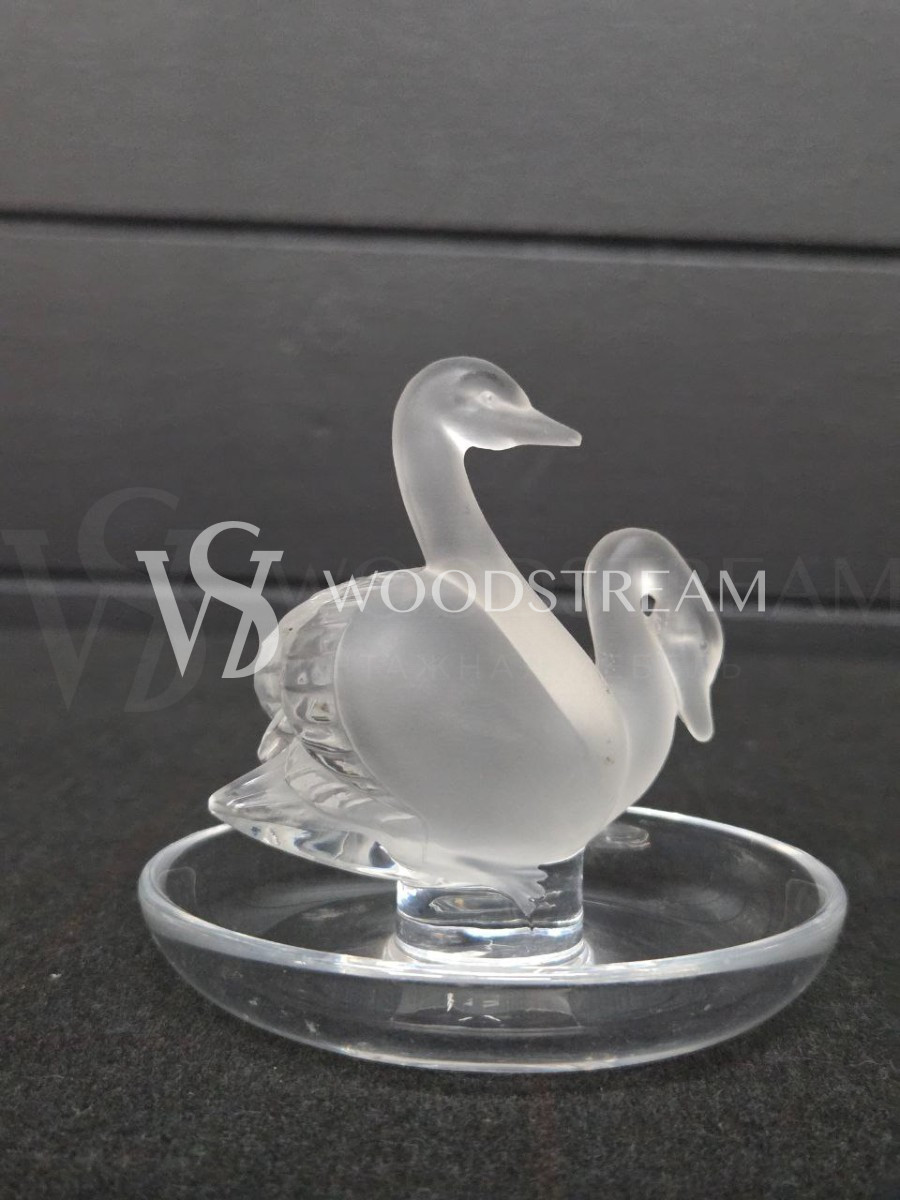 Фигура/Статуэтка на подставке 2 штуки Лебедь и Воробей