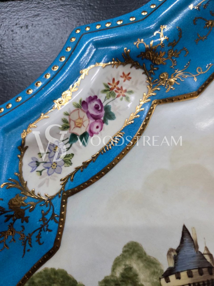 Тарелка декоративная винтажная