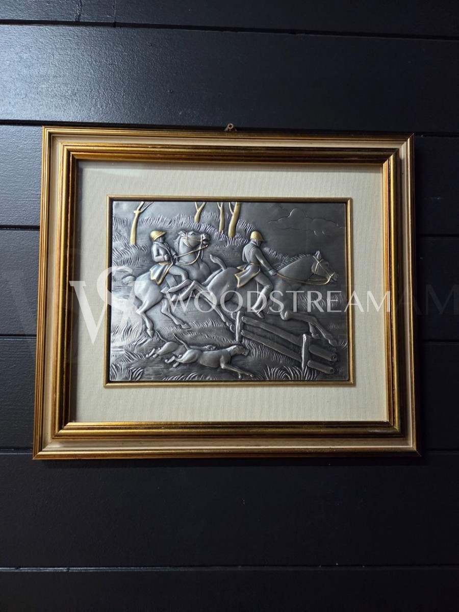 Картина/Барельеф со сценой охоты