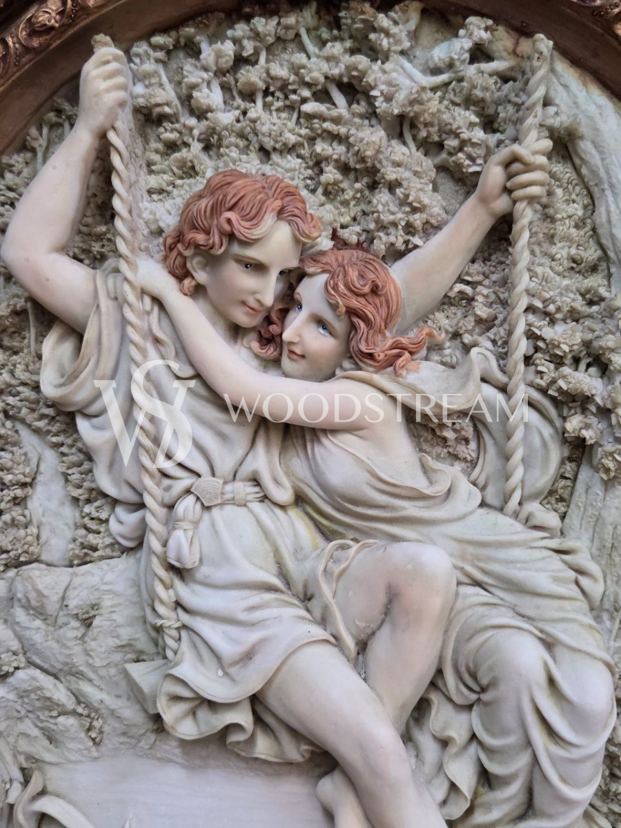 Картина/Барельеф в раме в стиле венецианского барокко