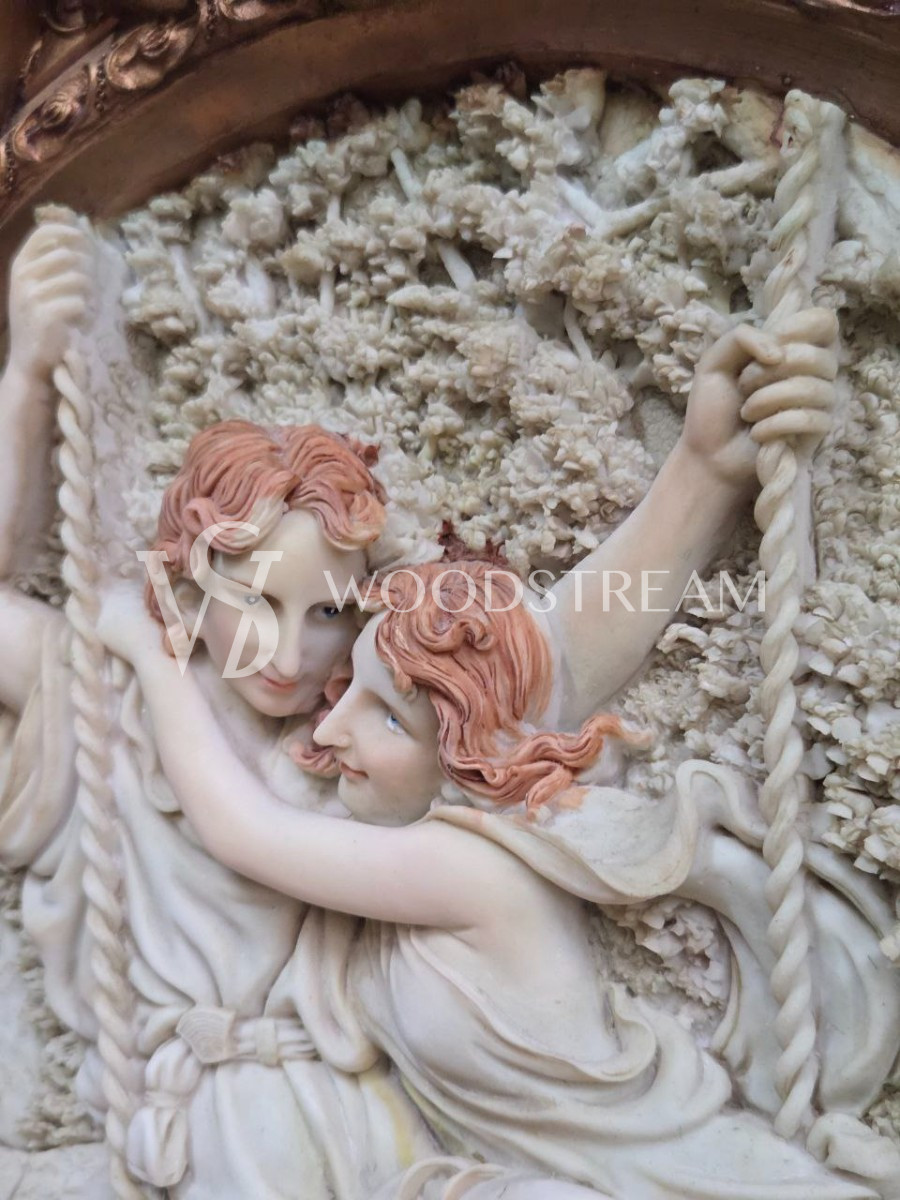 Картина/Барельеф в раме в стиле венецианского барокко