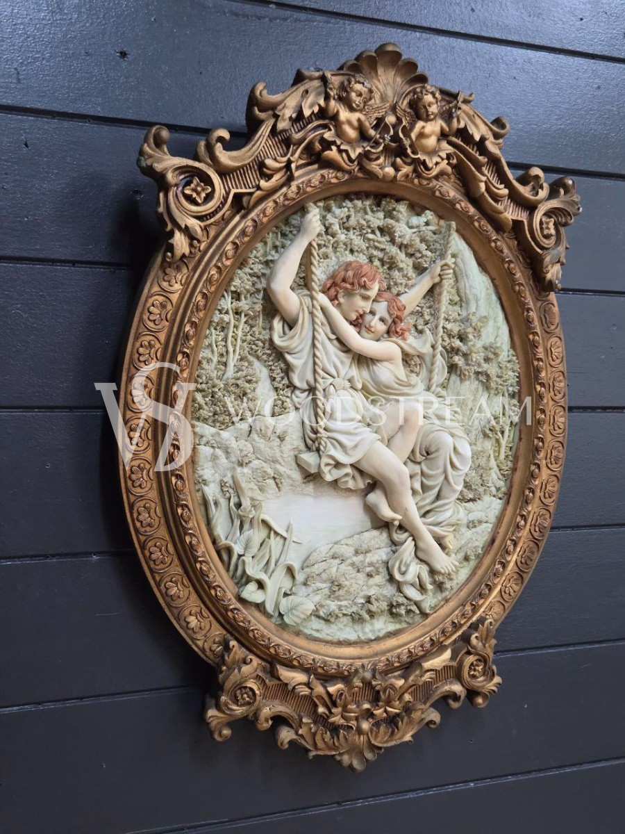 Картина/Барельеф в раме в стиле венецианского барокко