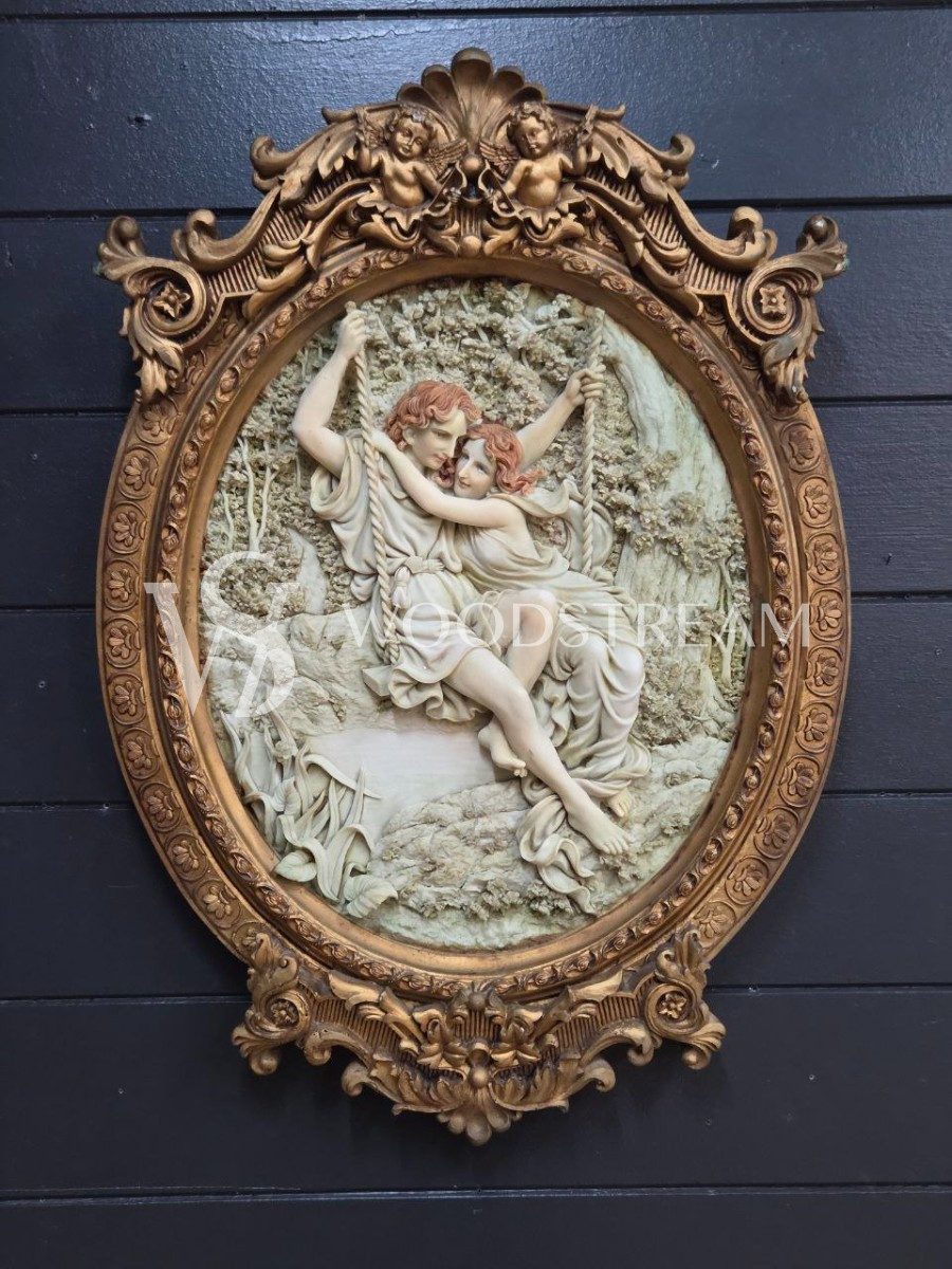 Картина/Барельеф в раме в стиле венецианского барокко
