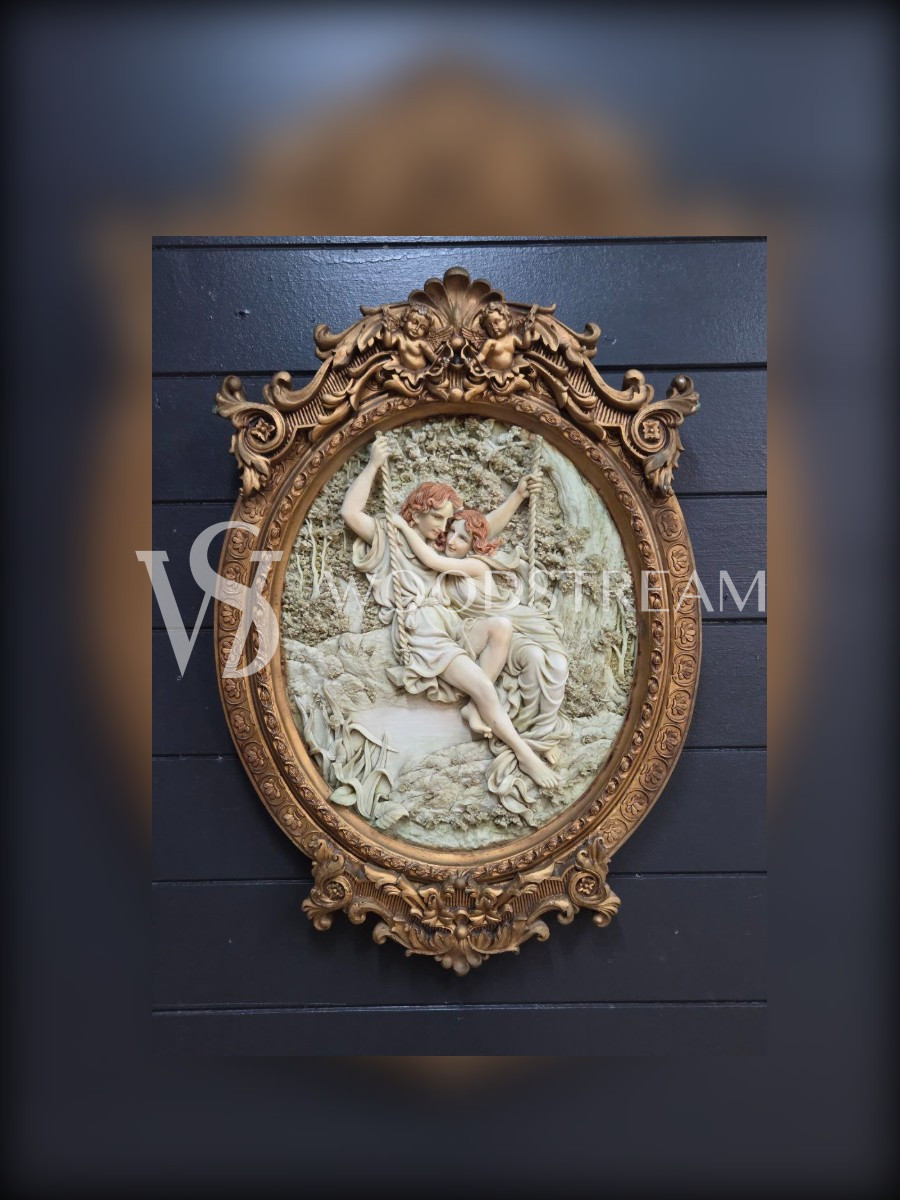 Картина/Барельеф в раме в стиле венецианского барокко