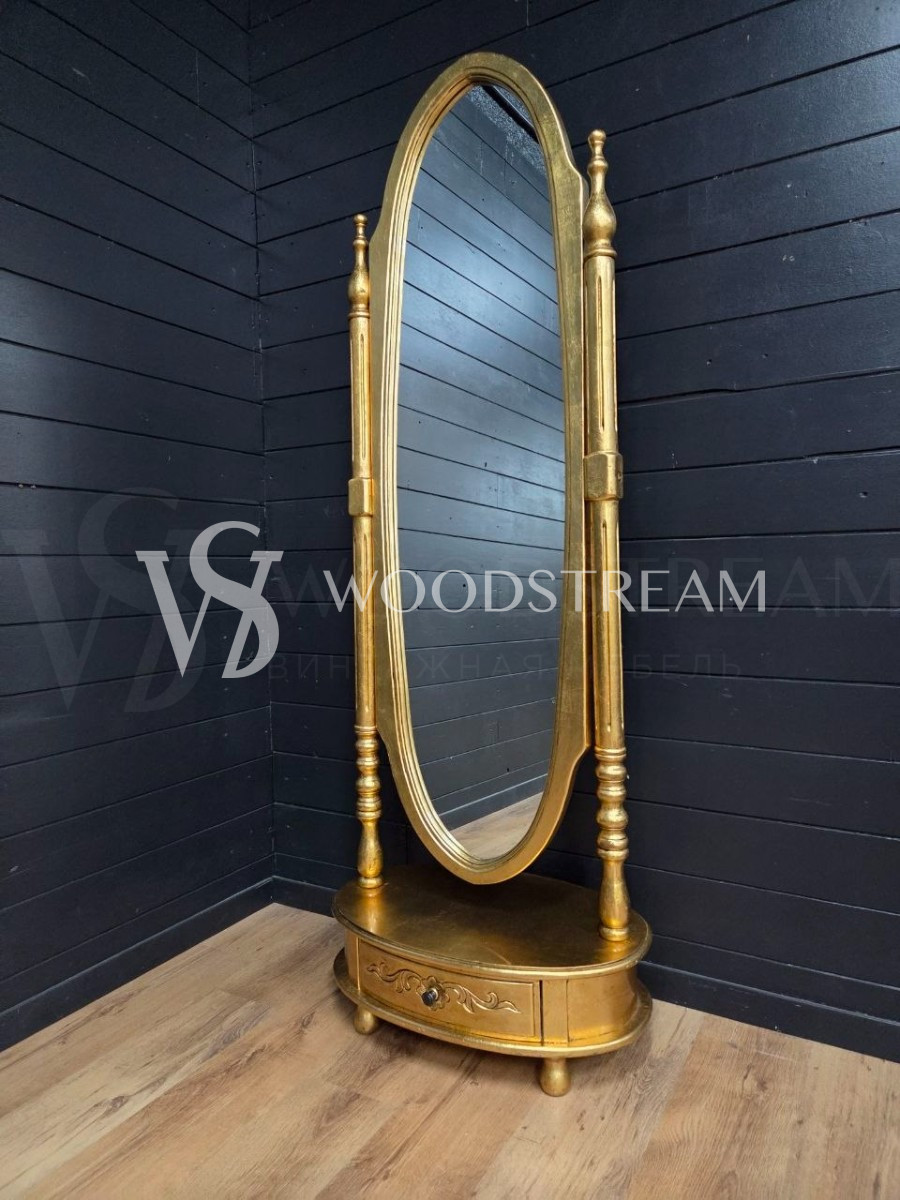 Зеркало псише напольное в стиле барокко