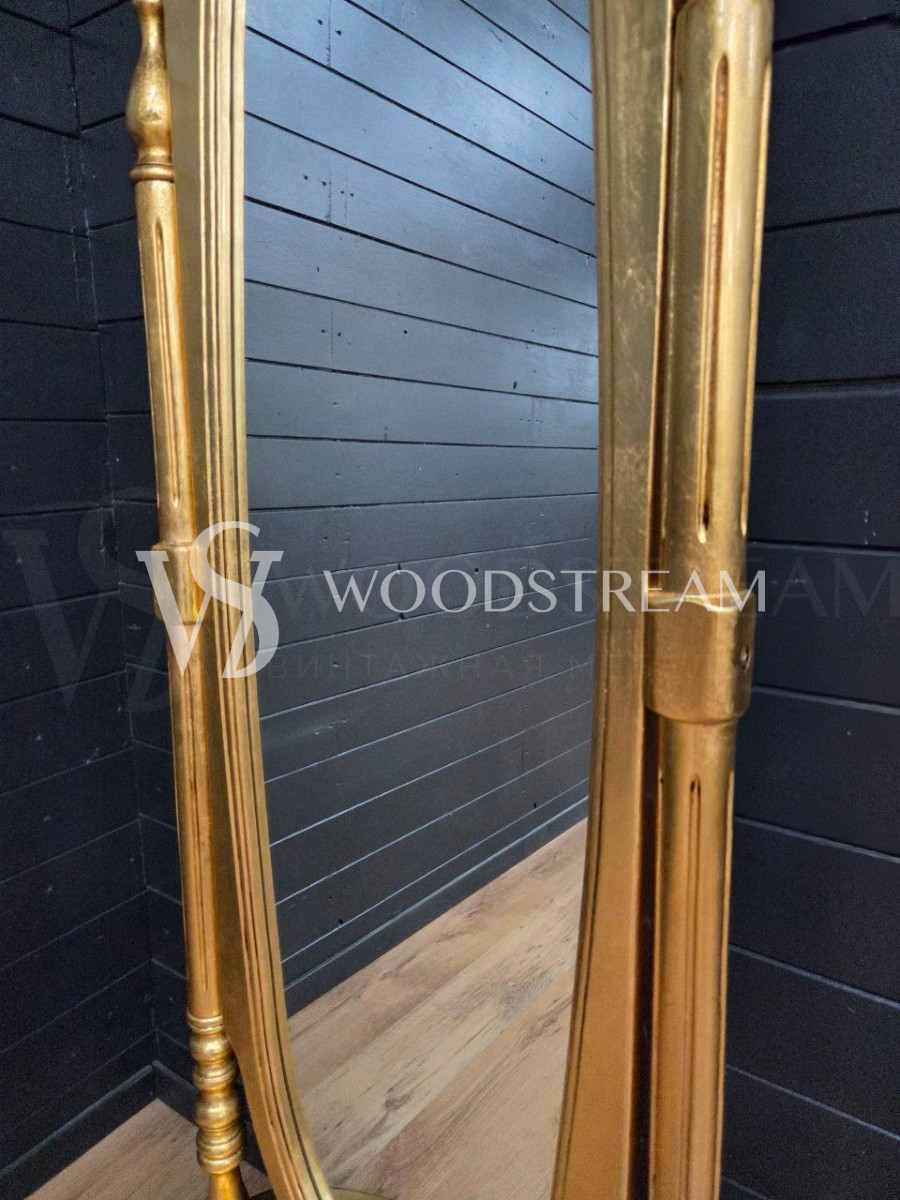 Зеркало псише напольное в стиле барокко