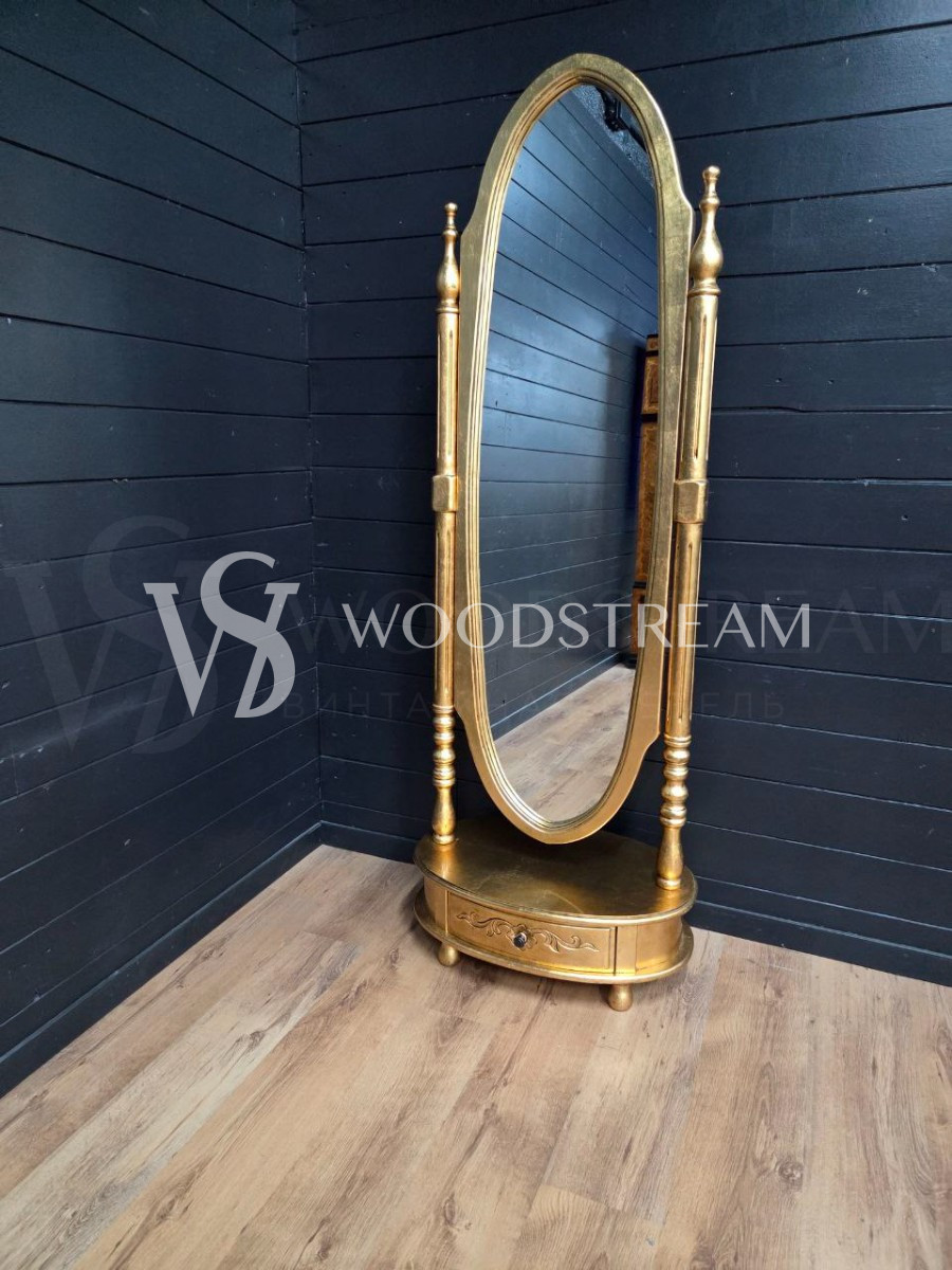 Зеркало псише напольное в стиле барокко