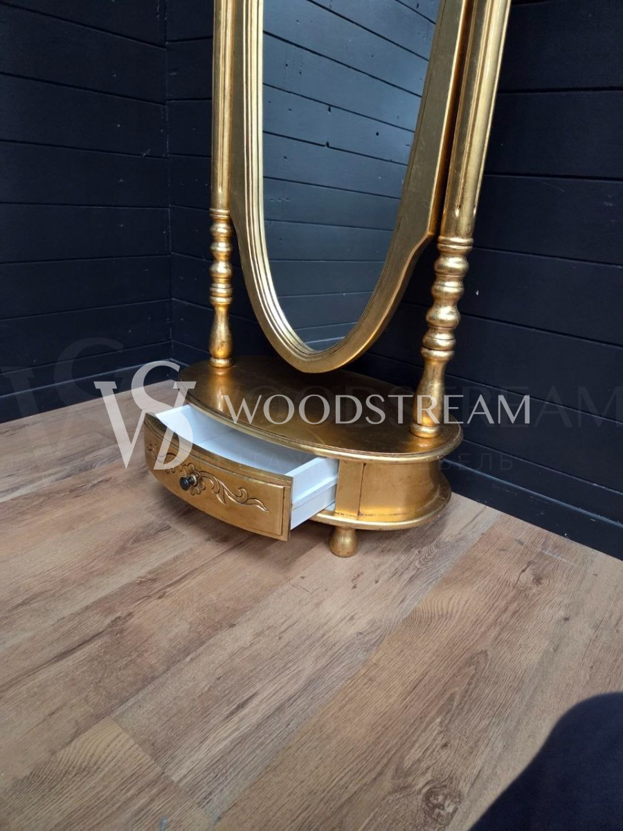 Зеркало псише напольное в стиле барокко