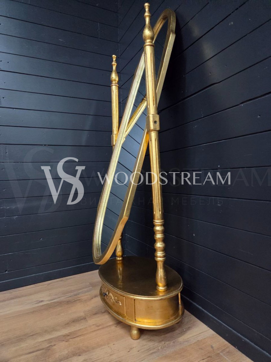 Зеркало псише напольное в стиле барокко