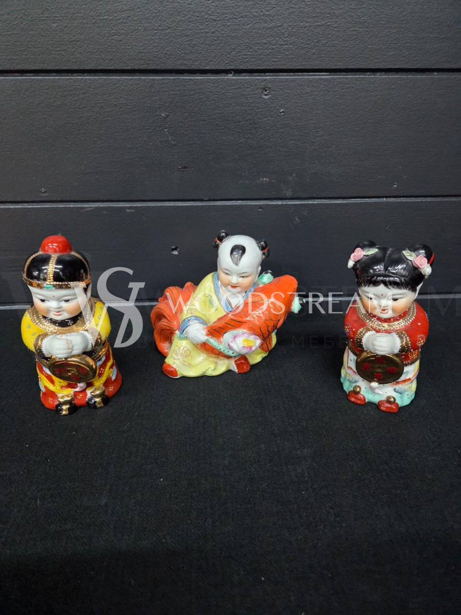 Набор: Статуэтка/Фигурка в восточном стиле 3 штуки