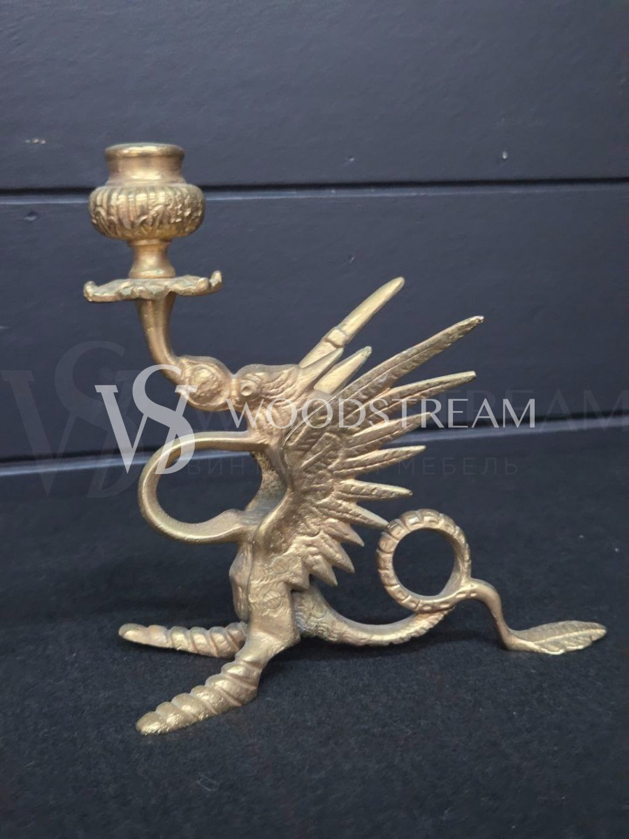 Подсвечник с драконами 2 штуки