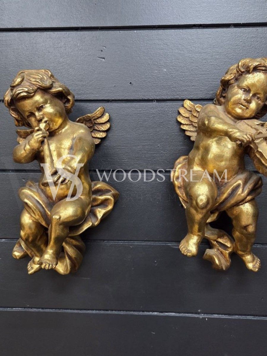 Декоративный элемент/Статуэтка/Фигура Ангел/Музыкант 2 штуки