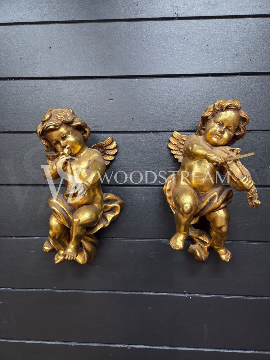 Декоративный элемент/Статуэтка/Фигура Ангел/Музыкант 2 штуки