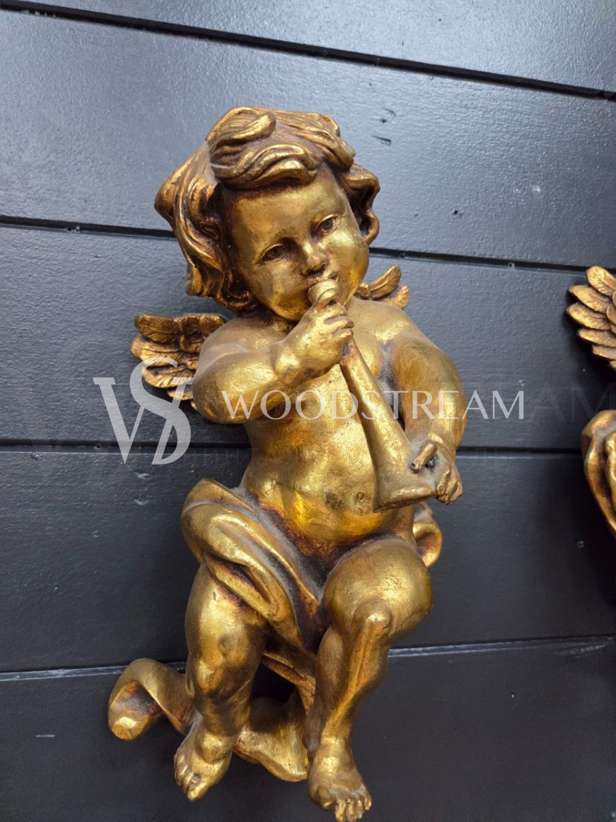 Декоративный элемент/Статуэтка/Фигура Ангел/Музыкант 2 штуки