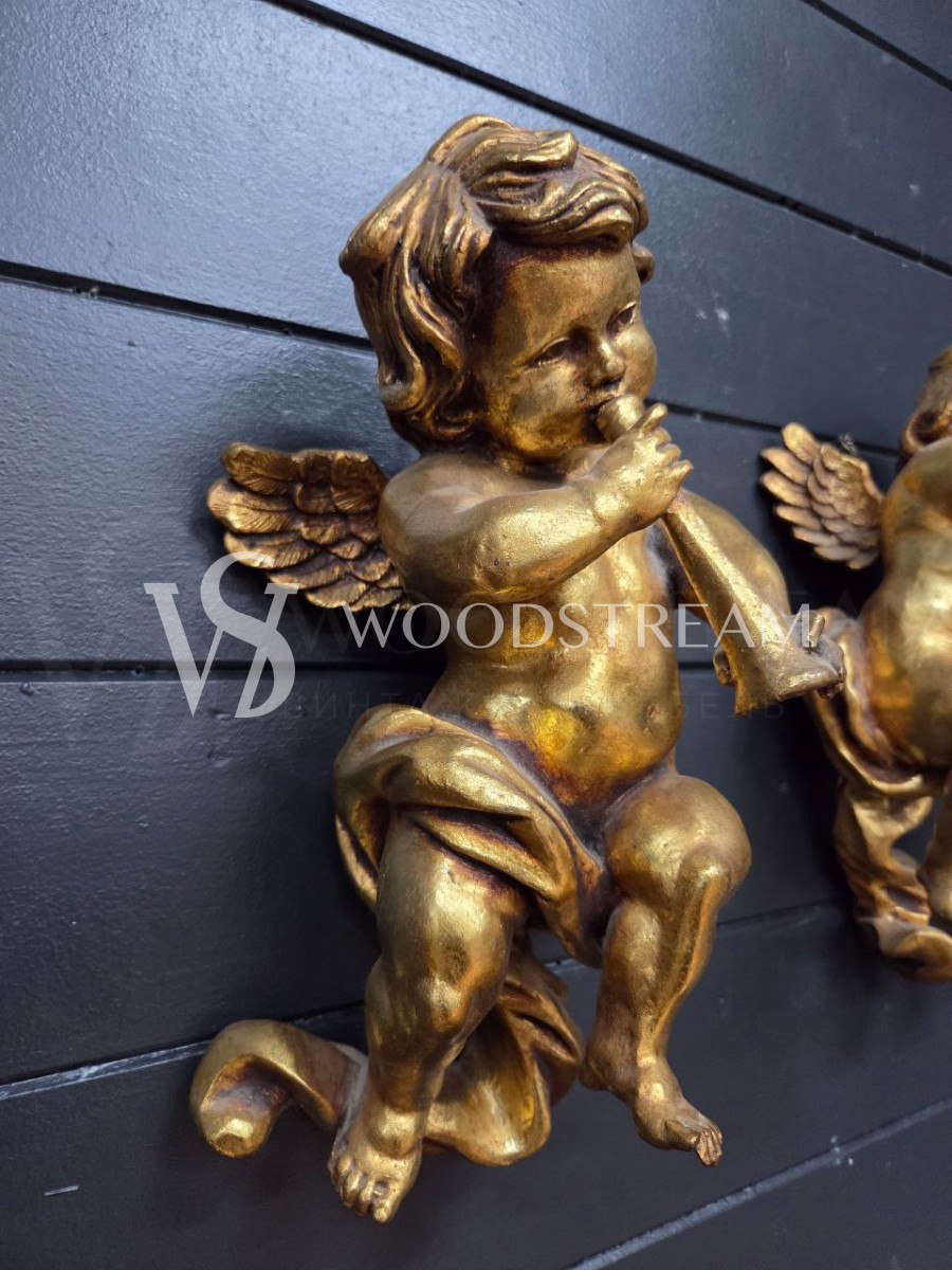 Декоративный элемент/Статуэтка/Фигура Ангел/Музыкант 2 штуки