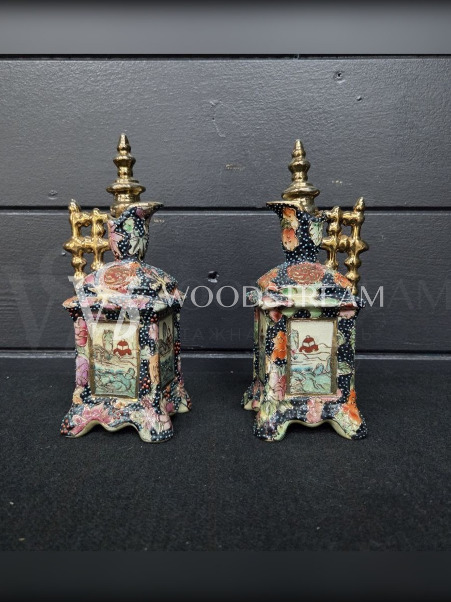 Ваза/Кувшин/Чайник Сацума для уксуса и масла 2 штуки