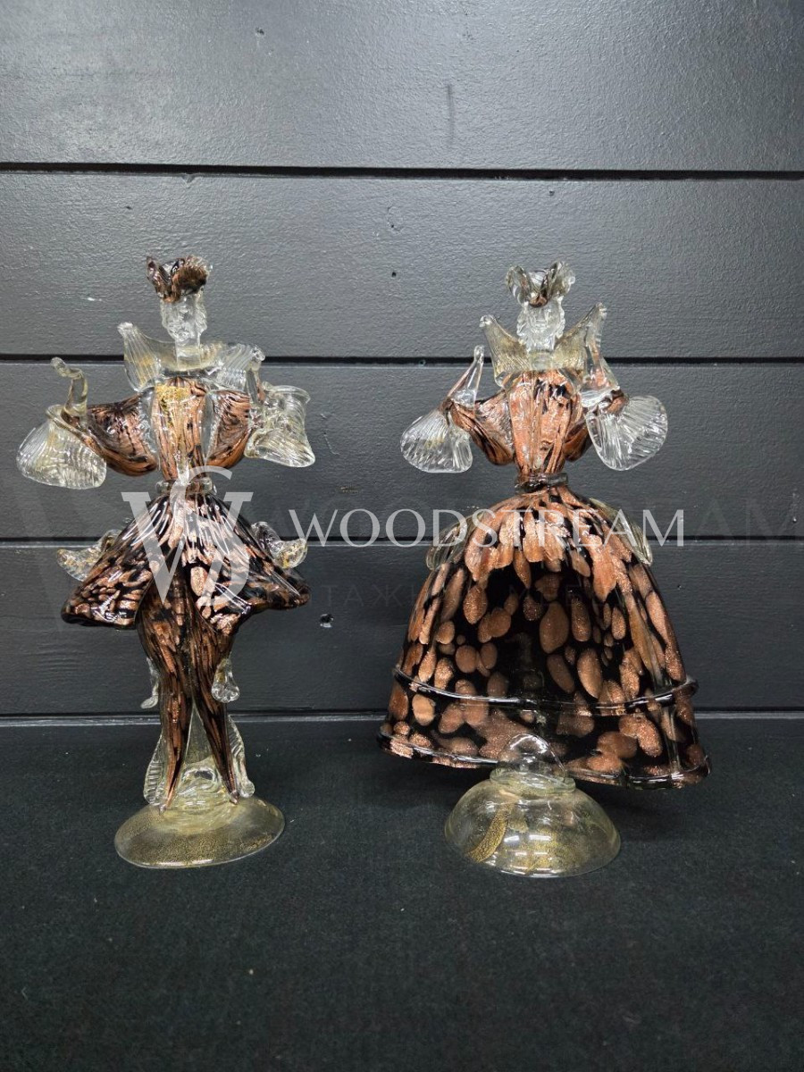 Статуэтка/фигурка винтажная 2 штуки Мужчина и Женщина