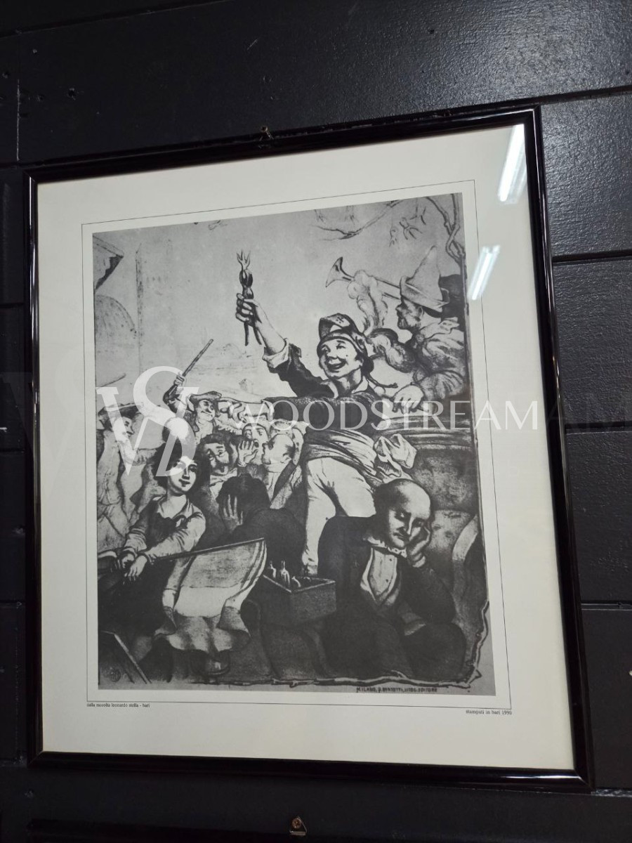 Комплект: Картина/Гравюра 4 штуки