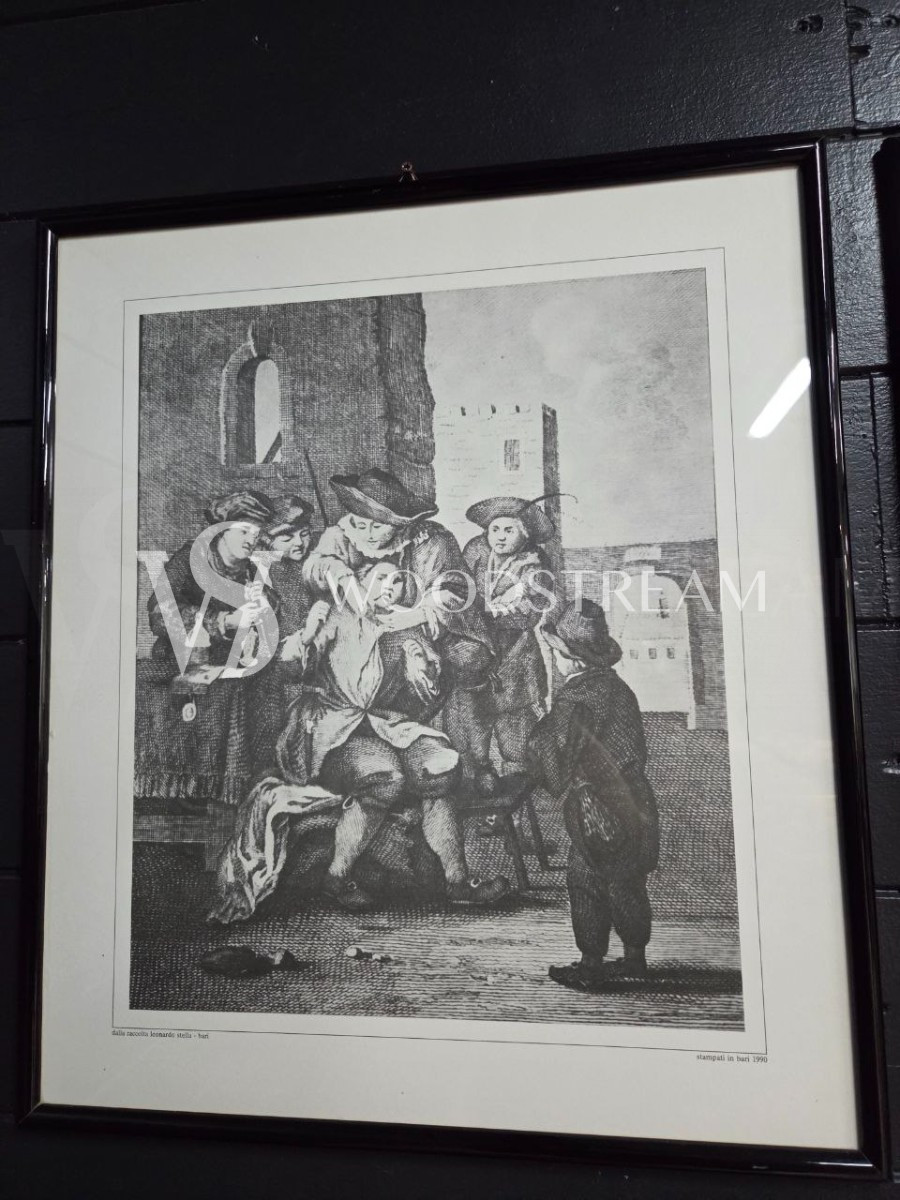 Комплект: Картина/Гравюра 4 штуки