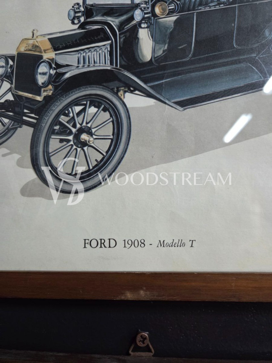 Комплект: Картина/Гравюра Автомобиль 5 штук