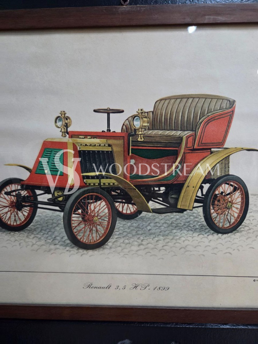 Комплект: Картина/Гравюра Автомобиль 5 штук