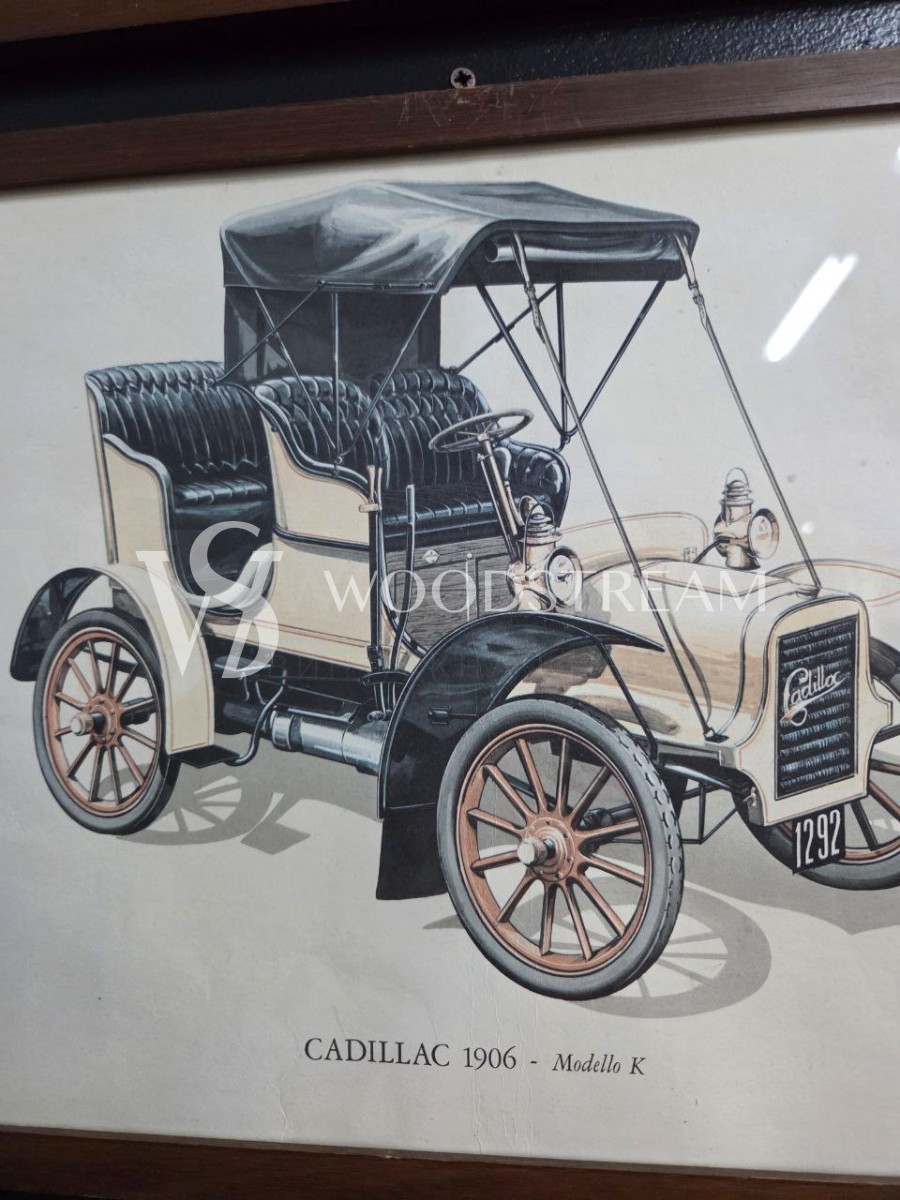 Комплект: Картина/Гравюра Автомобиль 5 штук