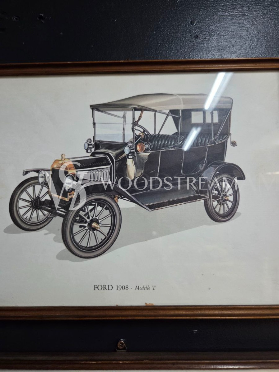 Комплект: Картина/Гравюра Автомобиль 5 штук