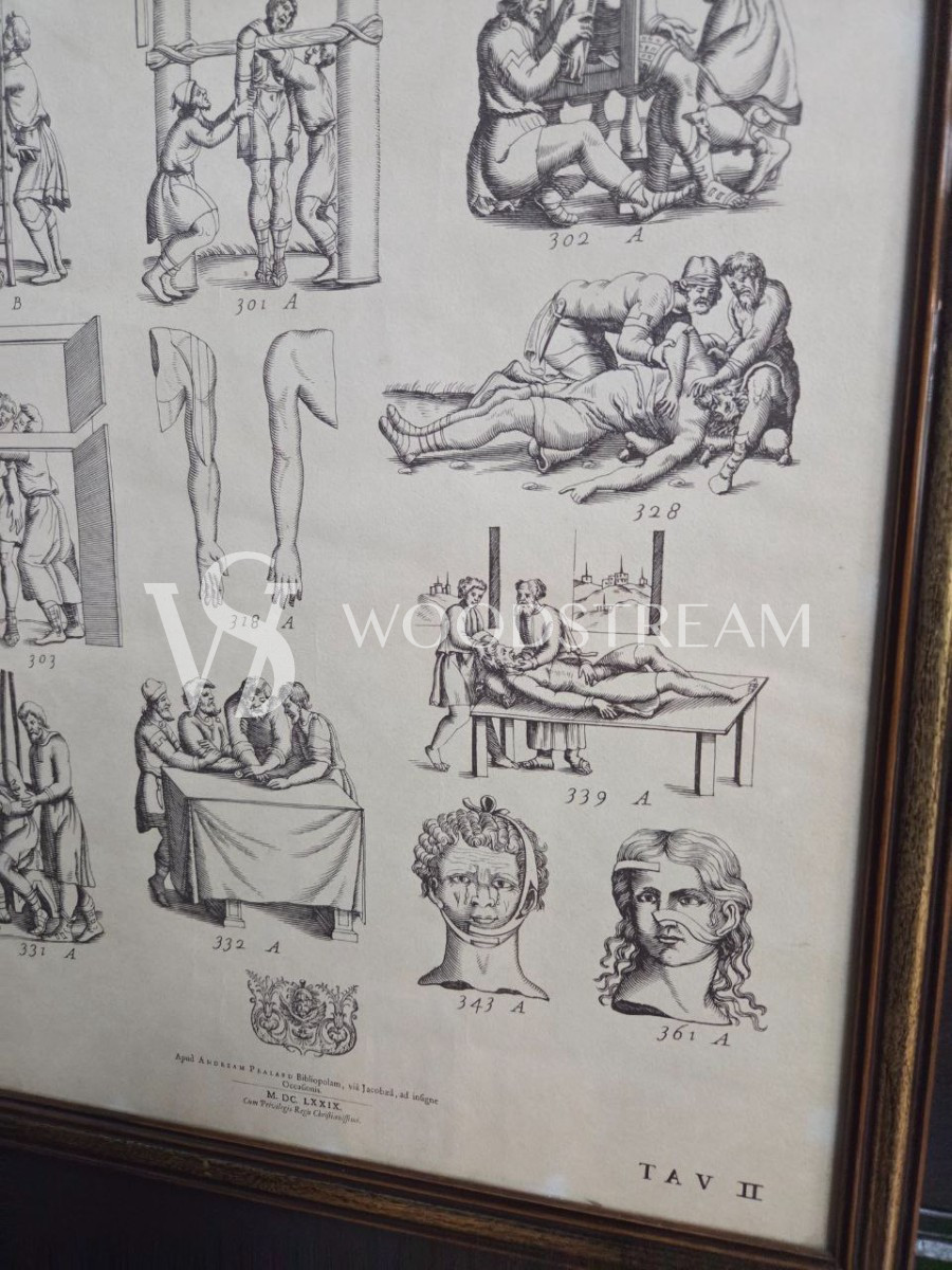 Картина/Иллюстрация из книги Гиппократа 2 штуки