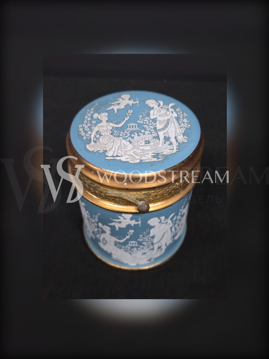 Ваза с крышкой/Шкатулка/Конфетница винтажная