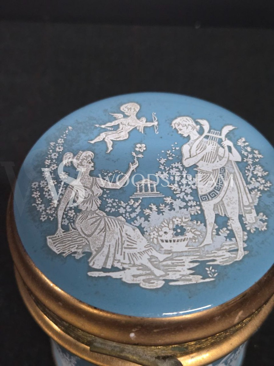 Ваза с крышкой/Шкатулка/Конфетница винтажная