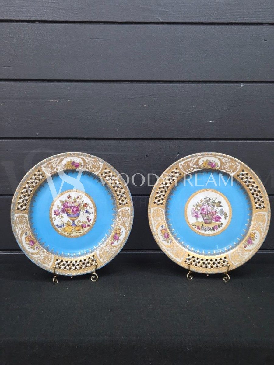 Тарелка декоративная в стиле Людовика XVI 2 штуки