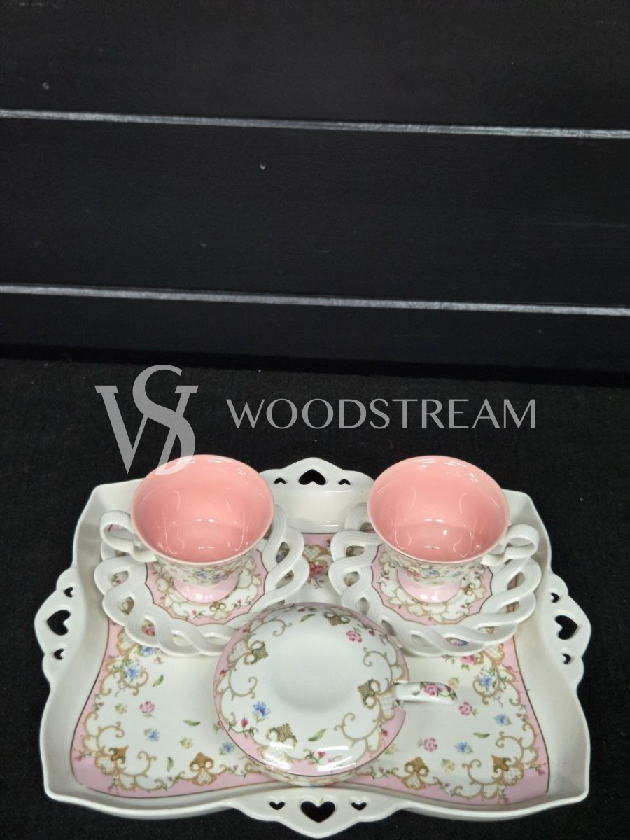 Сервиз чайный/кофейный на 2 персоны на подносе