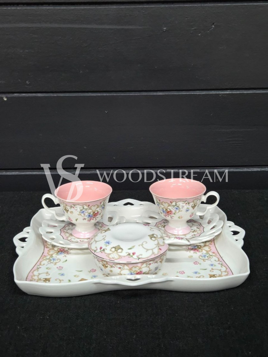 Сервиз чайный/кофейный на 2 персоны на подносе