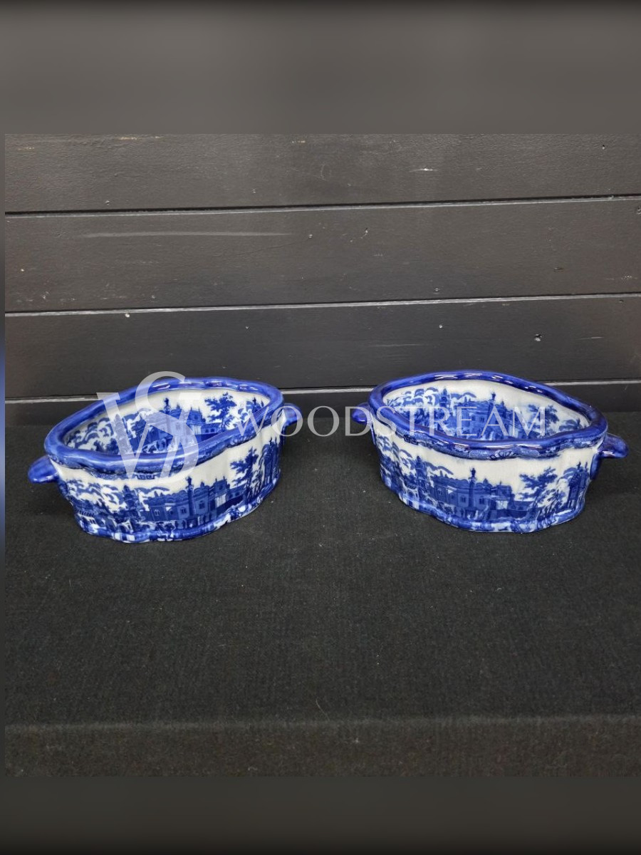 Ваза/Вазон/Кашпо в стиле Делф 2 штуки