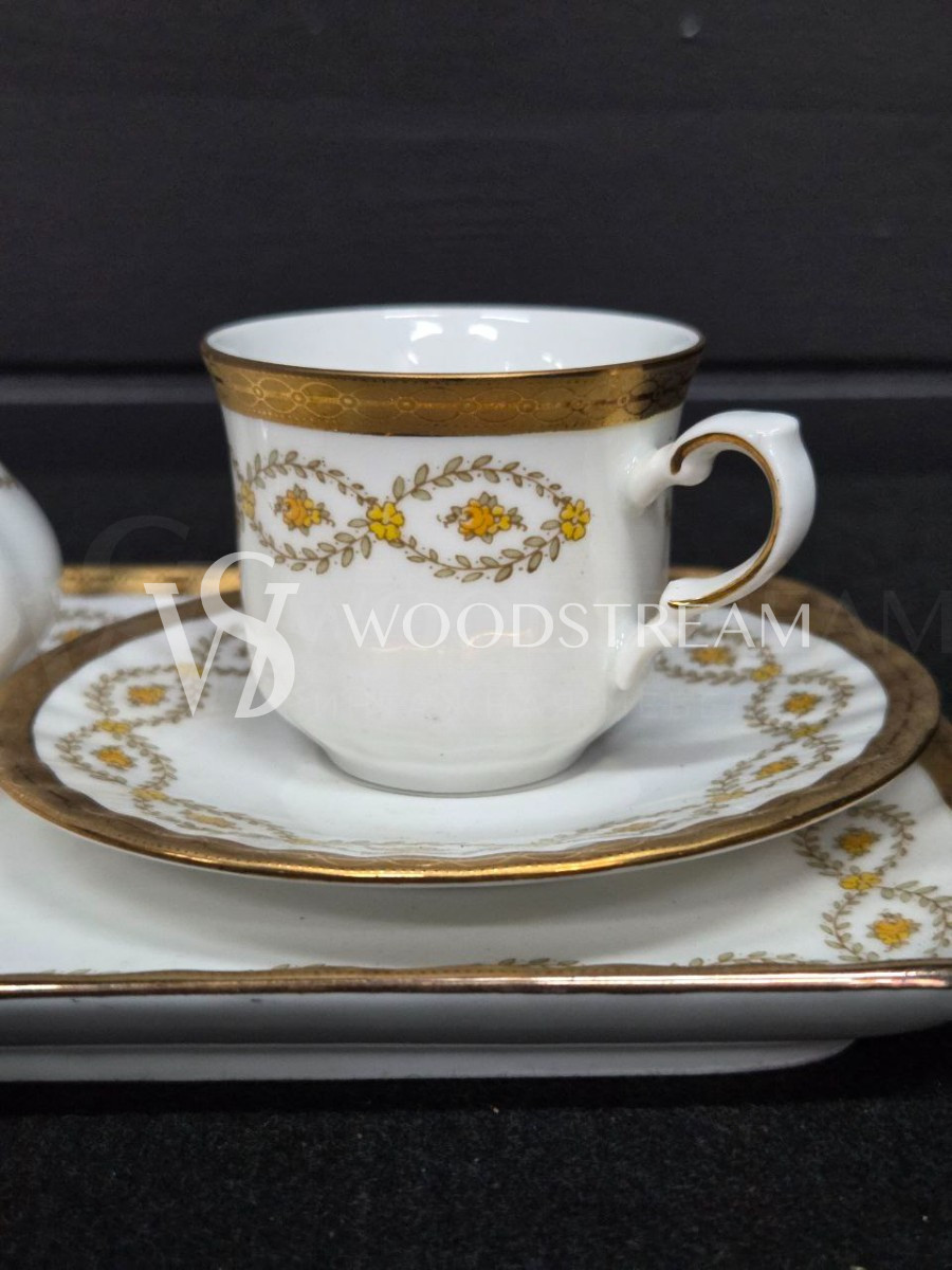 Сервиз чайный/кофейный на 2 персоны на подносе